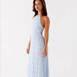 Peppermayo Aullie Maxi Dress - Blue